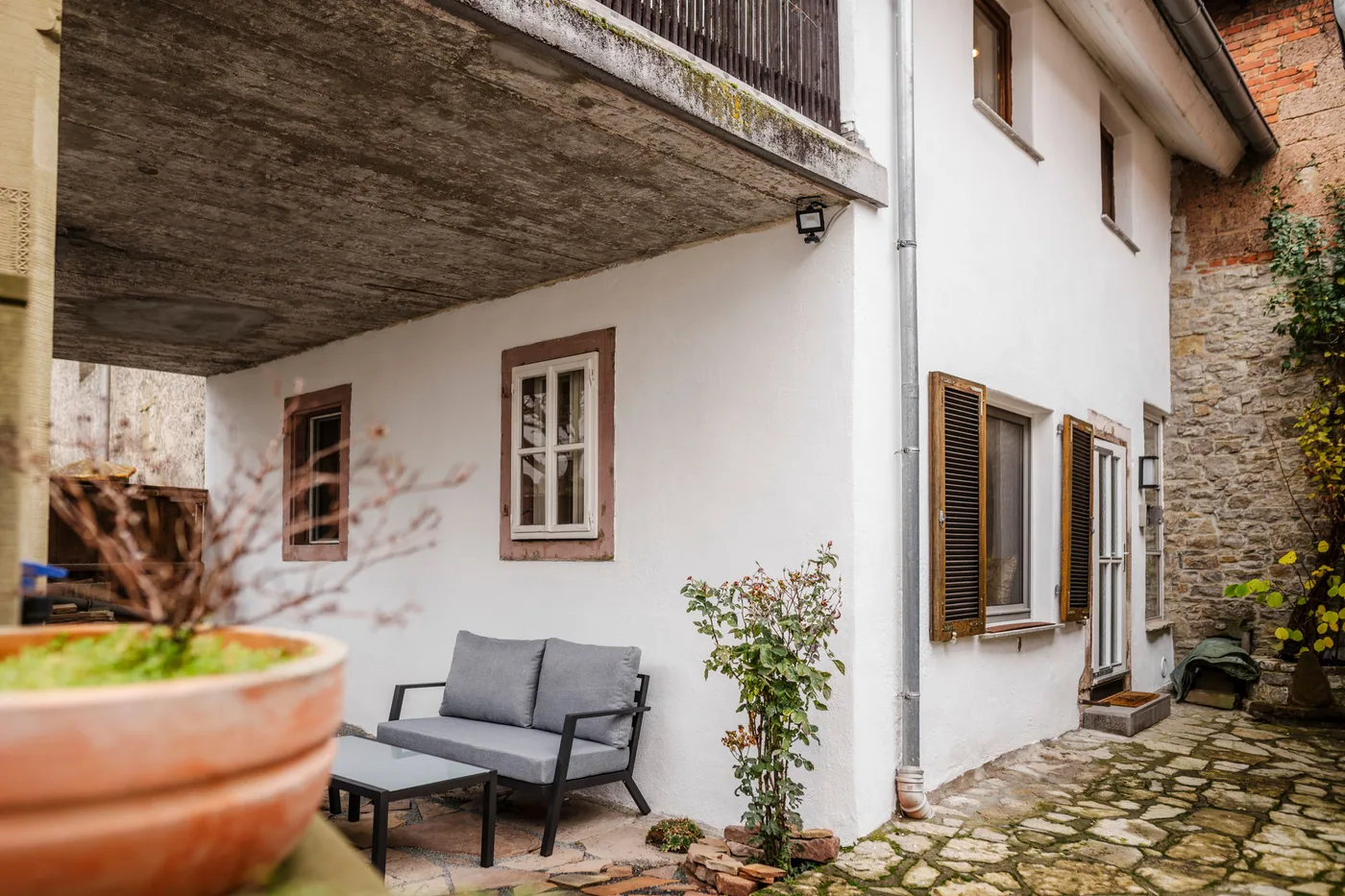 Das Ferienhaus Heimatgefühl in Rimpar von außen