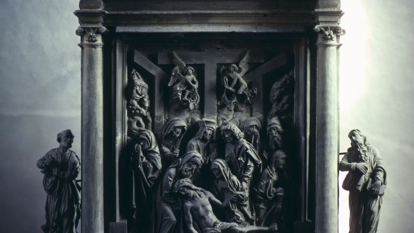 Das Beweinungsrelief von Tilman Riemenschneider in der Klosterkirche Maidbronn